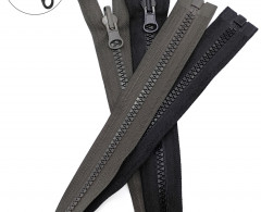 Молния трактор Т5 1 замок 65см у/з бегунок перекидной LOGO (50шт)