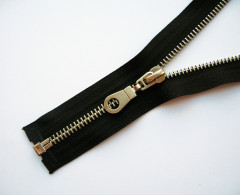 Молния металл Т-5 1 замок 55см (100шт) латунь