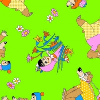 Полотно трикотажное Футер 2-х нитка набивная в Нижнем Новгороде