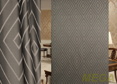 Ткани портьерные Многоцвет Жаккард AL F-3930-4311/285 PJac