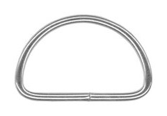 Полукольцо металл 25мм (уп.1000шт) 2,5мм