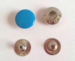 Кнопка Альфа 15мм (уп.720шт.) нержавейка с шляпкой пластик