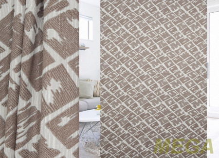 Ткани портьерные Многоцвет Жаккард HH GD3846-8/280 P Jac