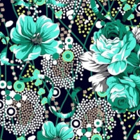 Полотно трикотажное Кулирка 30/1 набивная в рулоне  в Нижнем Новгороде