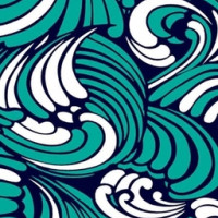 Полотно трикотажное Кулирка 30/1 набивная в рулоне  в Нижнем Новгороде