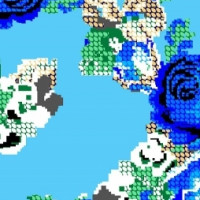 Полотно трикотажное Кулирка 30/1 набивная в рулоне  в Нижнем Новгороде